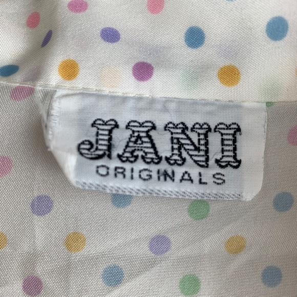 Easter Polka Dots 🐣 Jani Originals Button Up L/XL - Picture 5 of 6